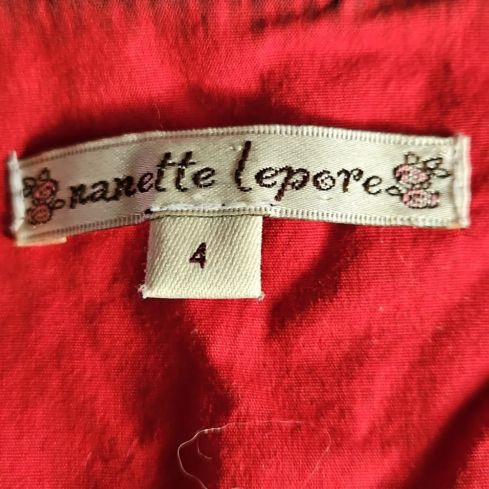 Vintage 1990s Nanette Lepore Corset Bandana Pattern Sleeveless Button Vest Top 4 - Picture 7 of 7